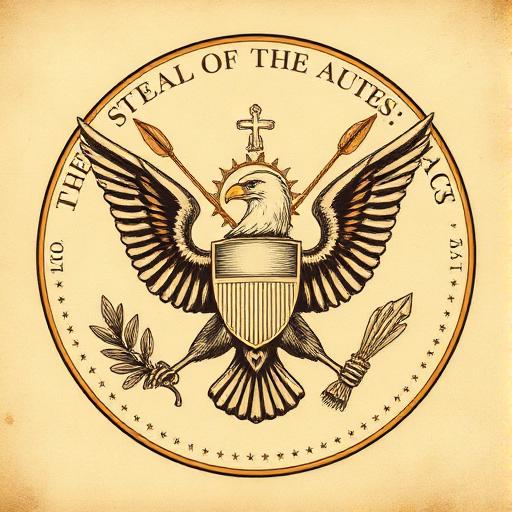 Engraving of the Great Seal of the United States